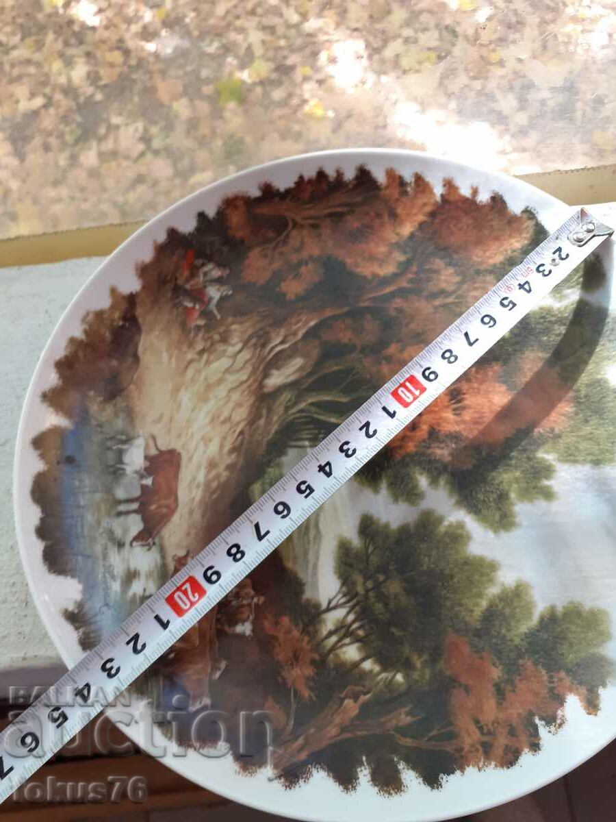 Old porcelain Greece collectible plate IONIA - 6 Old porcelain Greece collectible plate IONIA - 6