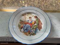Old porcelain collectible plate