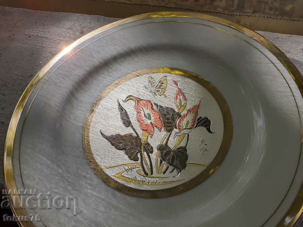 Стар порцелан колекционерска чиния JAPAN - 5 Стар порцелан колекционерска чиния JAPAN - 5