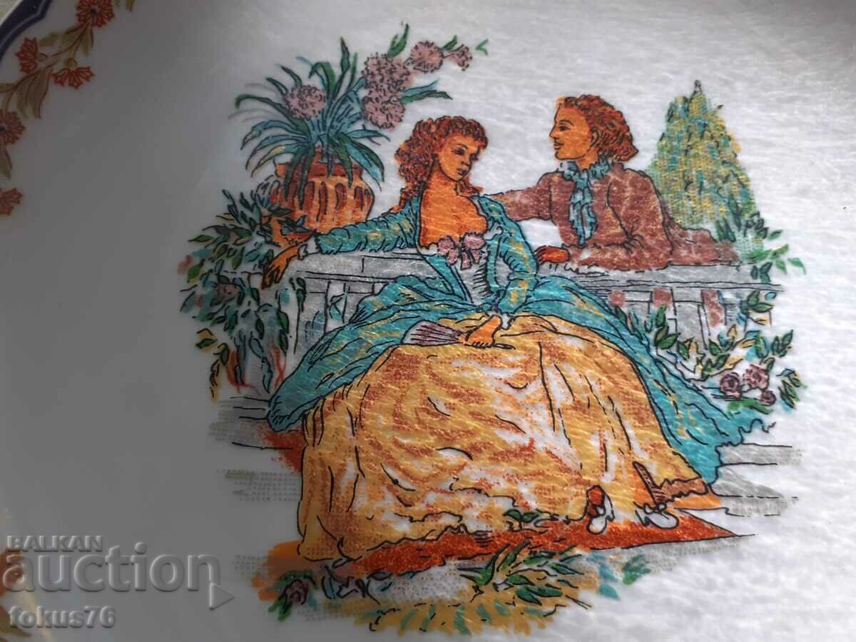 Auction Old porcelain collector's plate BAVARIA Auction Old porcelain collector's plate BAVARIA