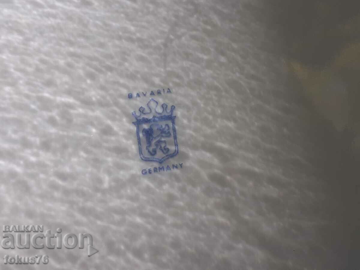 Delivery of Old porcelain collector's plate BAVARIA Delivery of Old porcelain collector's plate BAVARIA
