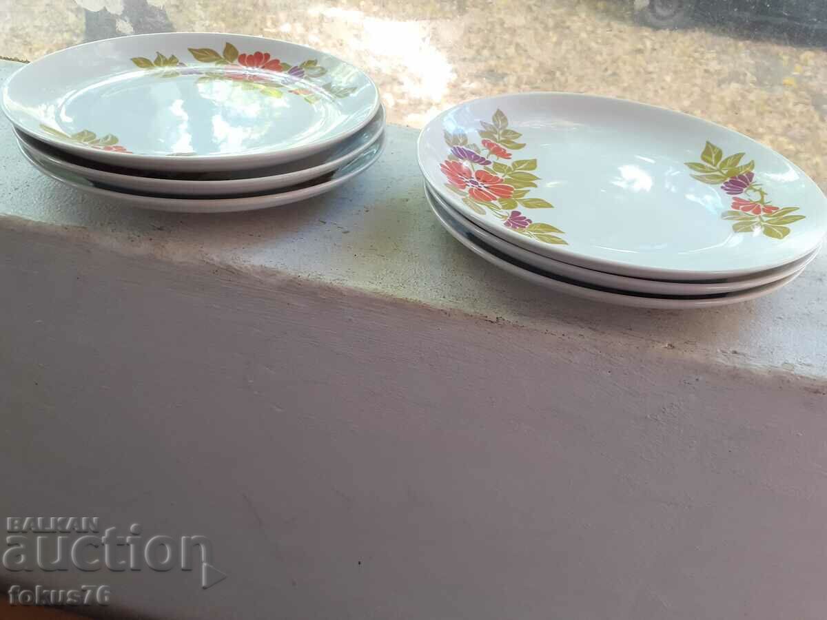 Farfurii vechi de colectie din portelan - 6 bucati - Grecia - 5 Farfurii vechi de colectie din portelan - 6 bucati - Grecia - 5