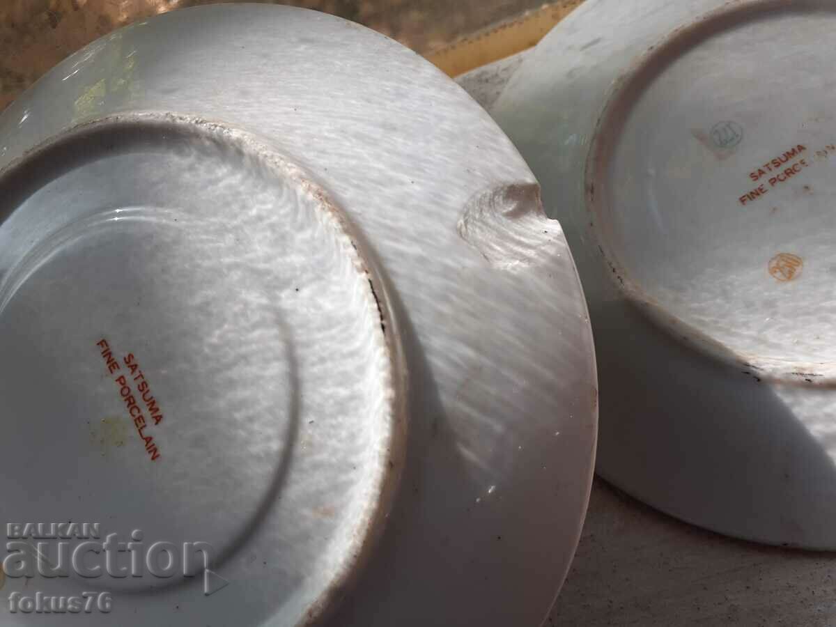 Livrarea Farfurii vechi de colecție din porțelan SATSUMA satsuma