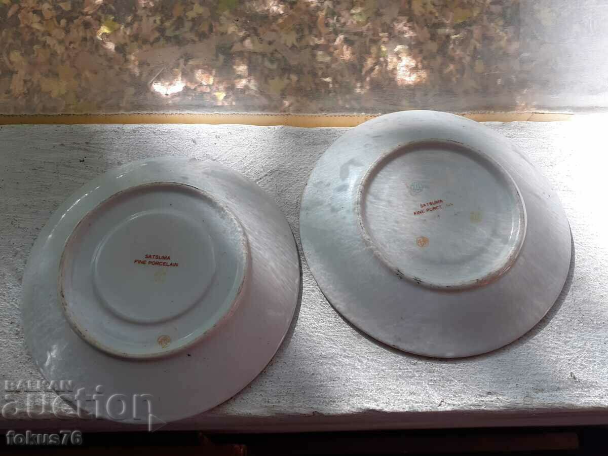 Farfurii vechi de colecție din porțelan SATSUMA satsuma - 5