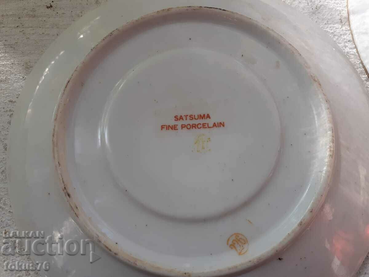 Farfurii vechi de colecție din porțelan SATSUMA satsuma - 6