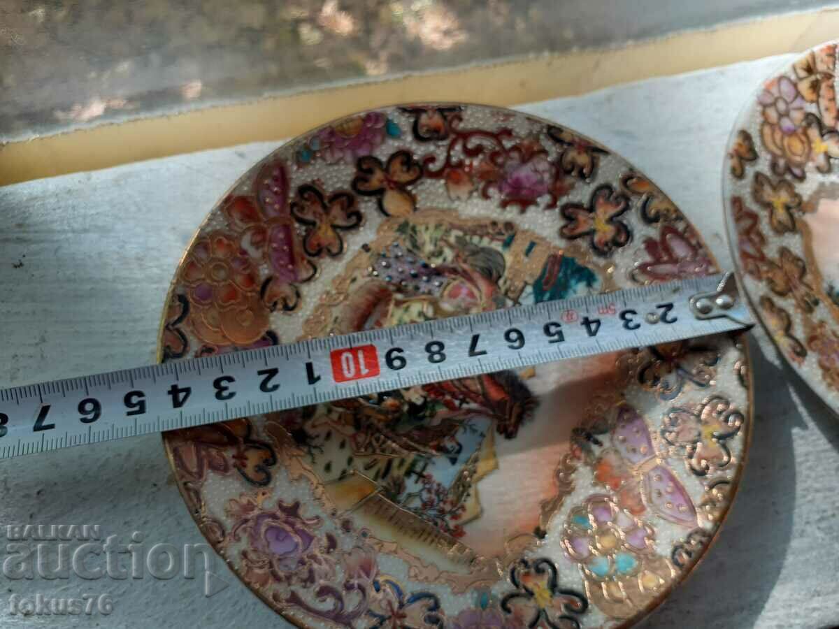 Farfurii vechi de colecție din porțelan SATSUMA satsuma - 7