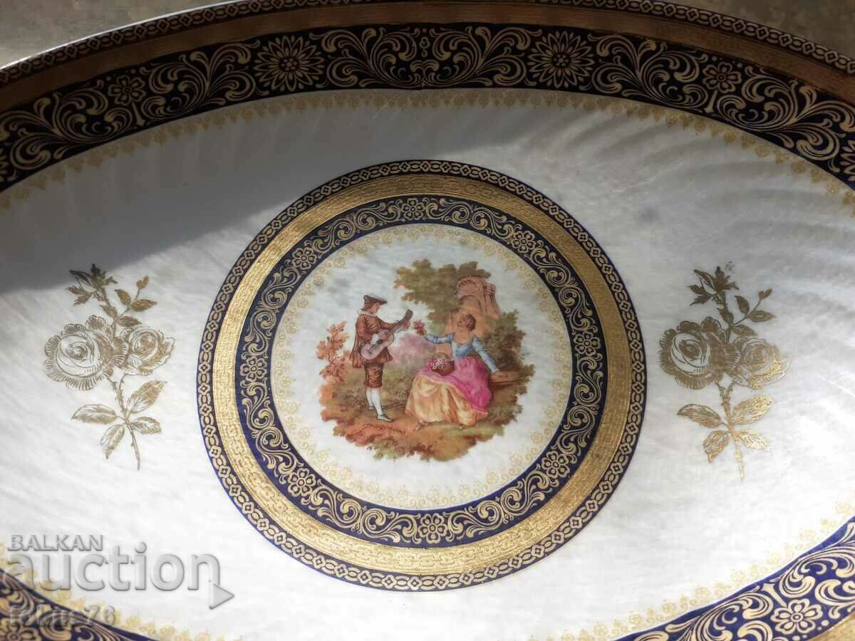 Auction  Old porcelain collector's plate LIMOGES FRANCE