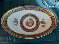 Old porcelain collector's plate LIMOGES FRANCE