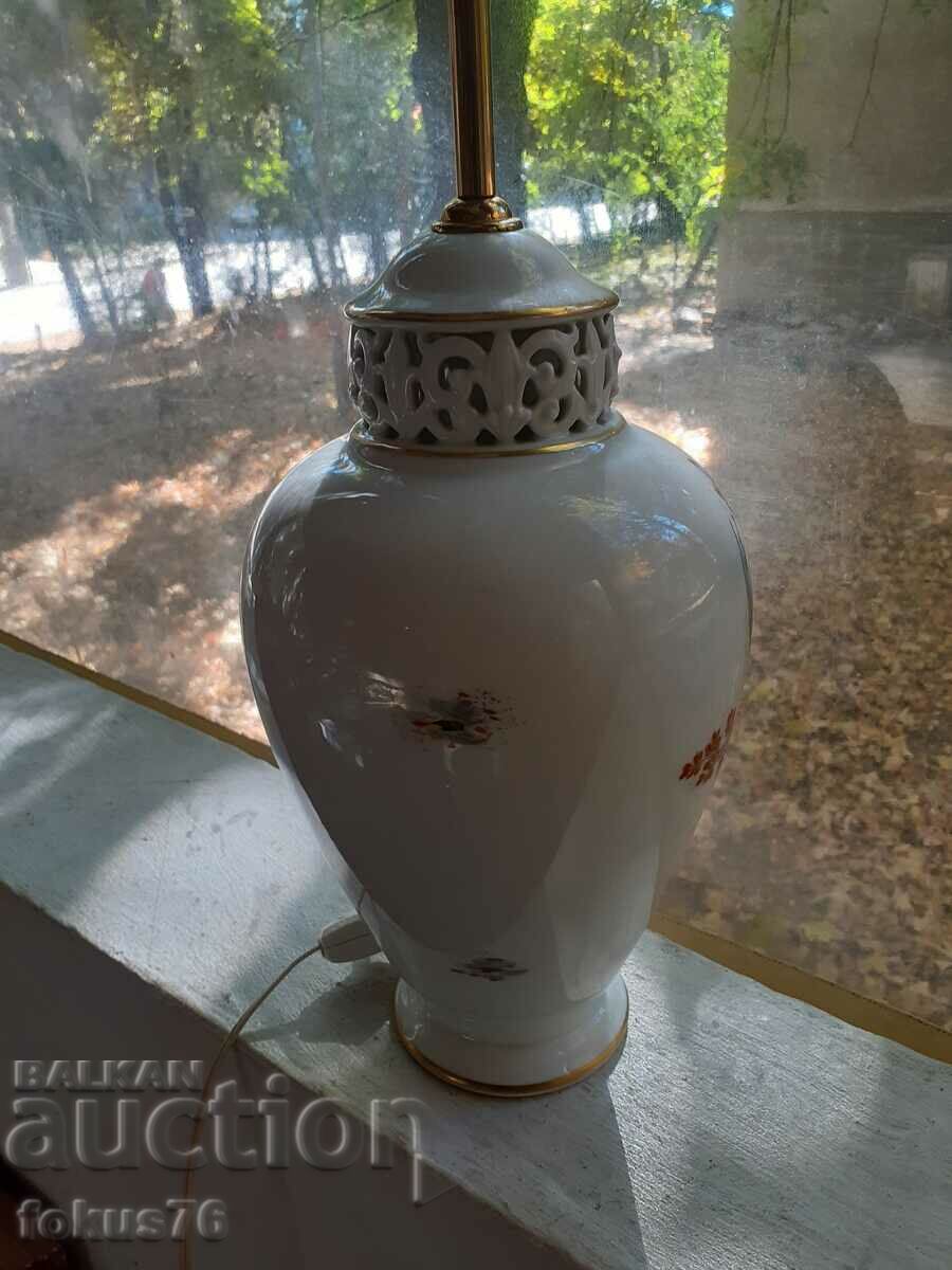 Auction  Large porcelain lamp ROSENTHAL porcelain bronze