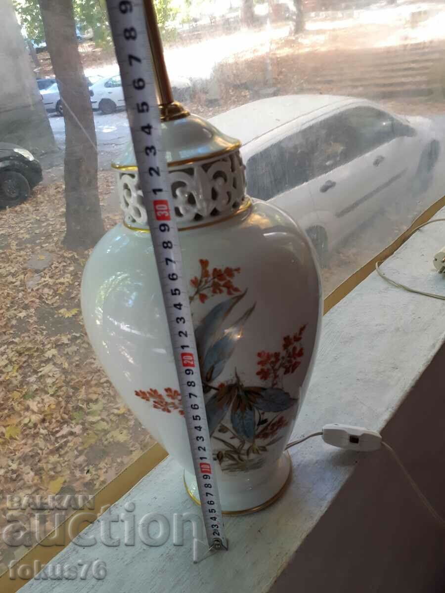 Delivery of Large porcelain lamp ROSENTHAL porcelain bronze