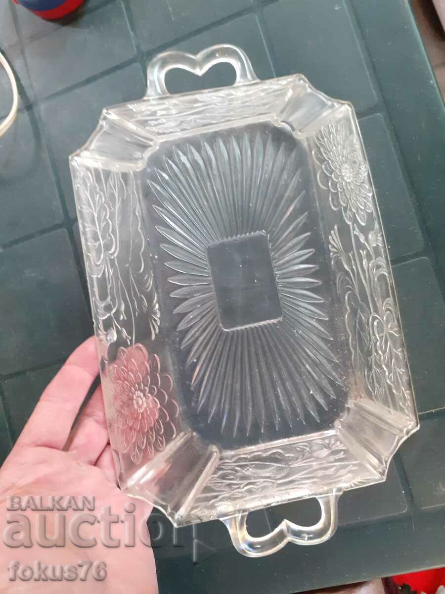 Πιάτο πιατέλας γυάλινο δίσκο - 5 Πιάτο πιατέλας γυάλινο δίσκο - 5