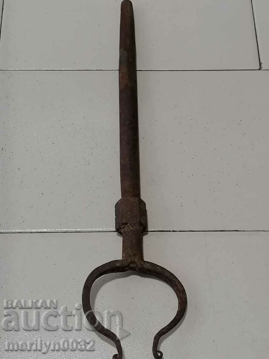 Hand-forged wedge from ox yoke, wrought iron, ok with price 43.00 BGN | € 21.99 Hand-forged wedge from ox yoke, wrought iron, ok with price 43.00 BGN | € 21.99