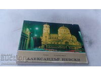 Σημειωματάριο με κάρτες του μνημείου του ναού του Alexander Nevsky 1974