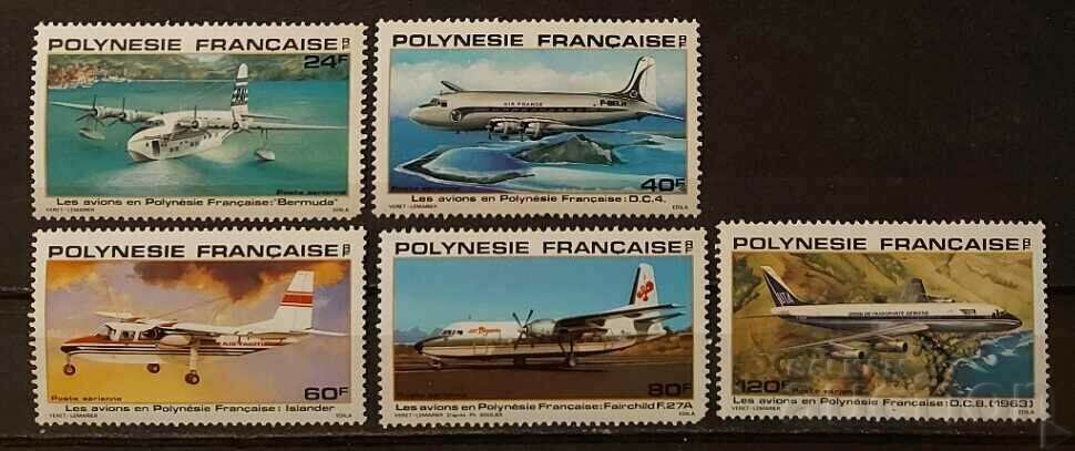 French Polynesia 1979 Airplanes €16.50 MNH