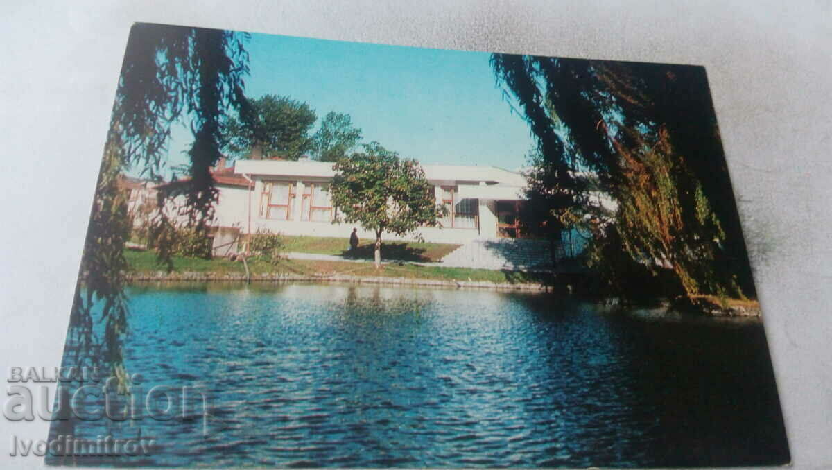 Postcard Razlog The lake in the park 1975