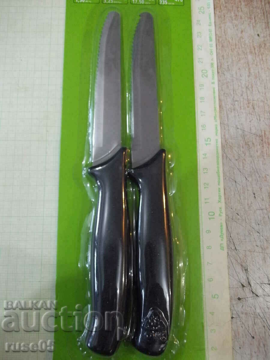 "Peter cook" set of 2 pcs. the tomato knife new with price 2.00 BGN | € 1.02 "Peter cook" set of 2 pcs. the tomato knife new with price 2.00 BGN | € 1.02