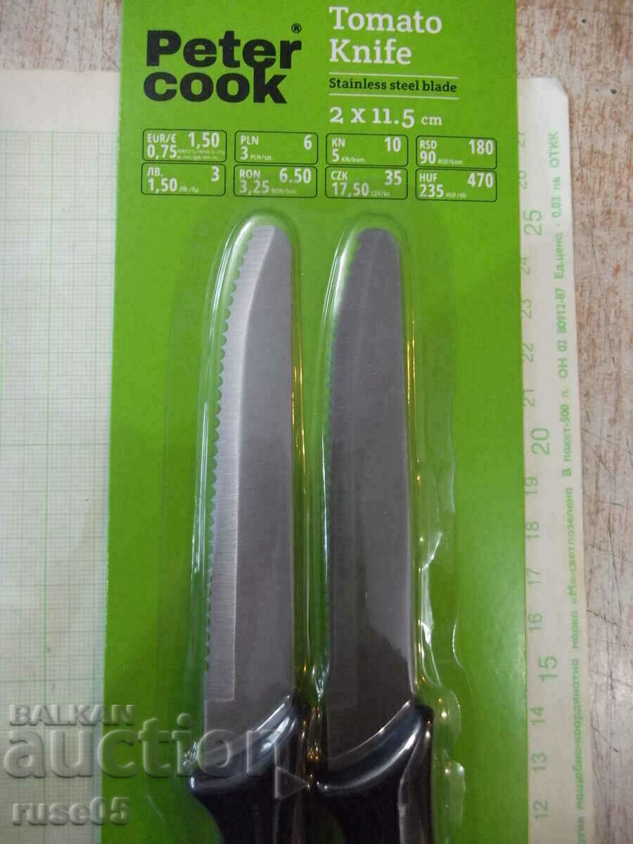 Delivery of "Peter cook" set of 2 pcs. the tomato knife new Delivery of "Peter cook" set of 2 pcs. the tomato knife new