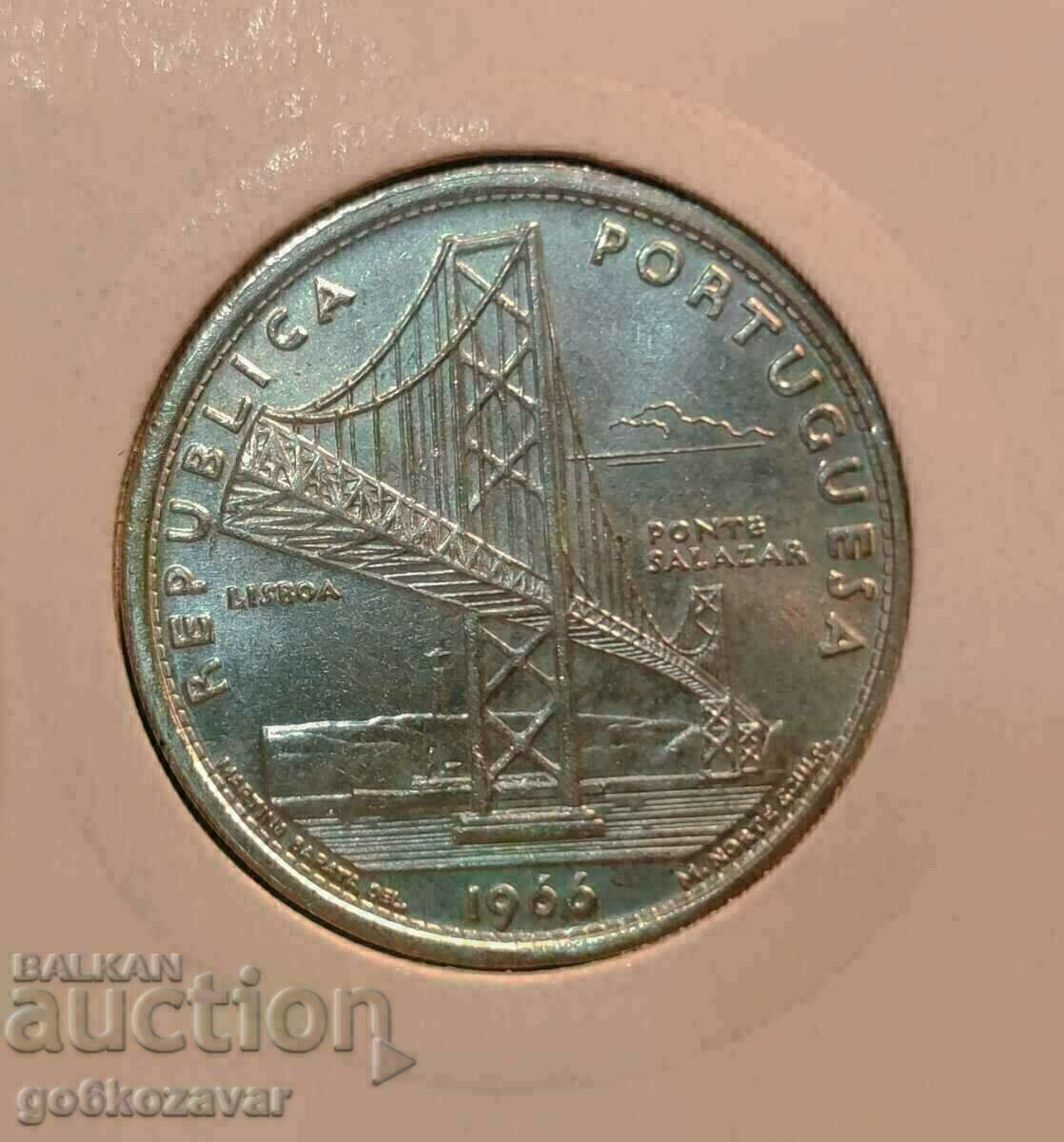 Португалия 20 Ескудо 1966г Сребро! UNC с цена 31.90 лв. | € 16.31 Португалия 20 Ескудо 1966г Сребро! UNC с цена 31.90 лв. | € 16.31