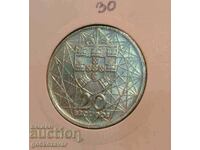 Portugalia 20 Escudos 1966 Argint! UNC