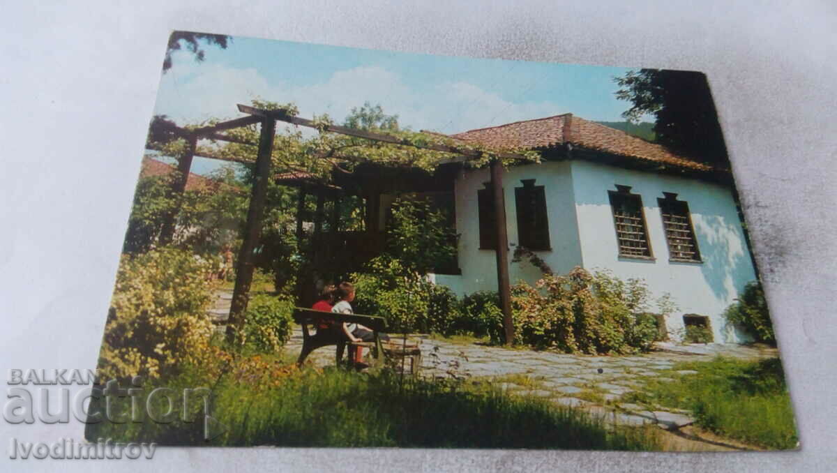 Carte poștală Casa-Muzeu Kalofer Hristo Botev 1973