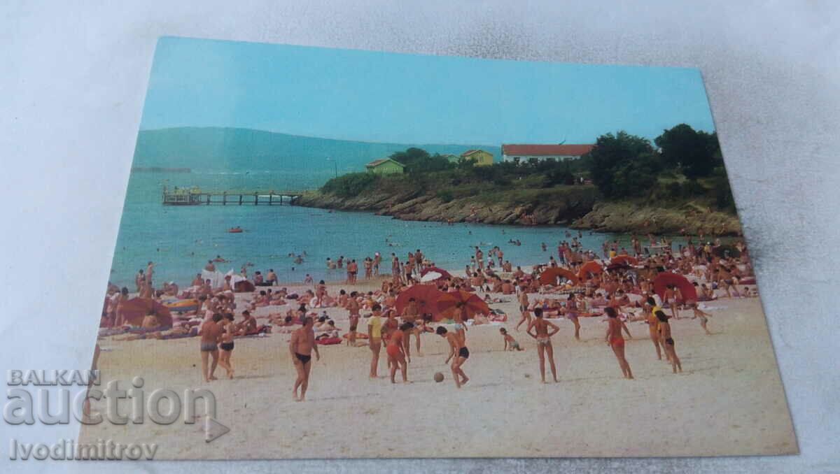 Пощенска картичка Китен Северният плаж 1983