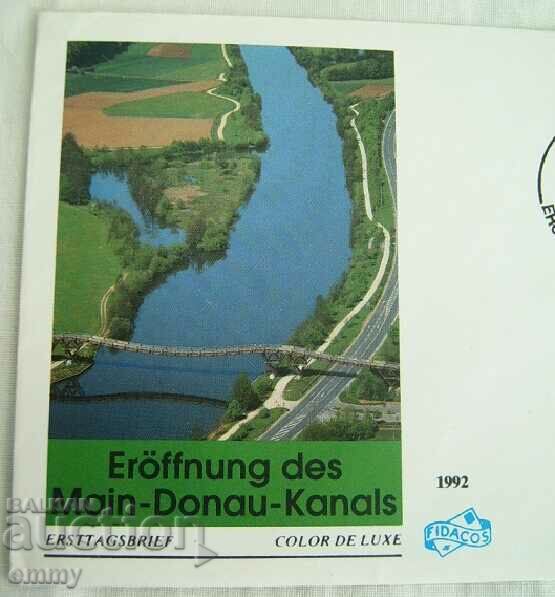 First day postal envelope - Germany, 1992 with price 2.00 BGN | € 1.02 First day postal envelope - Germany, 1992 with price 2.00 BGN | € 1.02