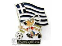 FOOTBALL-WORLD CUP-USA'94-MUNDIAL-TALISMAN-GREECE TEAM