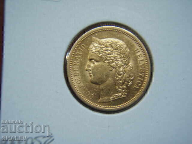 20 Francs 1883 Switzerland /20 франка Швейцария/2- AU(злато) - 6