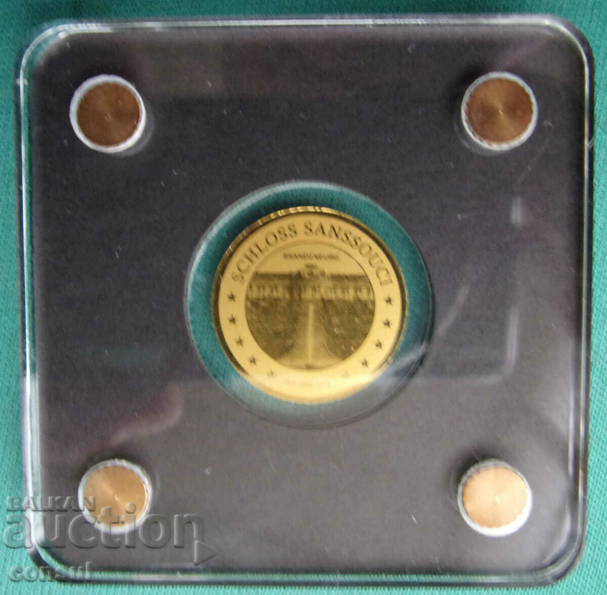 Τσαντ-3000 φράγκο-χρυσό-999 δείγμα-πιστοποιητικό UNC ΑΠΟΔΕΙΞΗ Σπάνιο