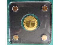 Чад-3000 франка-златна-999 проба-сертификат UNC PROOF Rare