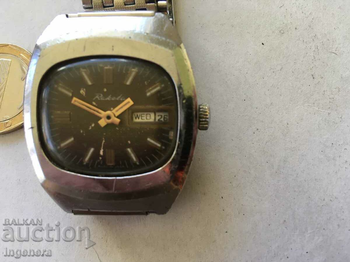 Доставка на ЧАСОВНИК " RAKETA" "РАКЕТА" РЪЧЕН ДЕН ДАТА РАБОТИ Доставка на ЧАСОВНИК " RAKETA" "РАКЕТА" РЪЧЕН ДЕН ДАТА РАБОТИ