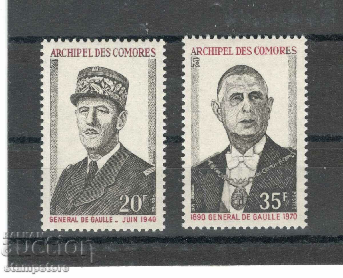 Comoros Islands - 1 year since the death of General De Gaulle