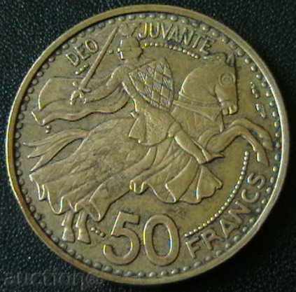 50 Franc 1950, Monaco