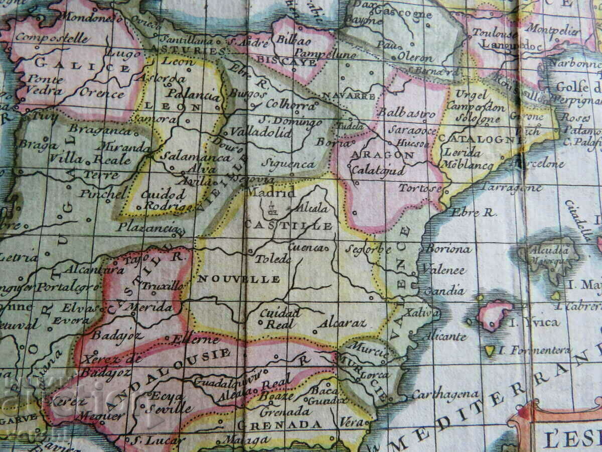 Delivery of 1739 - Map of Spain = Claude Bouffier + Delivery of 1739 - Map of Spain = Claude Bouffier +