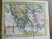 1739 - Χάρτης της Ελλάδας = Claude Bouffier +