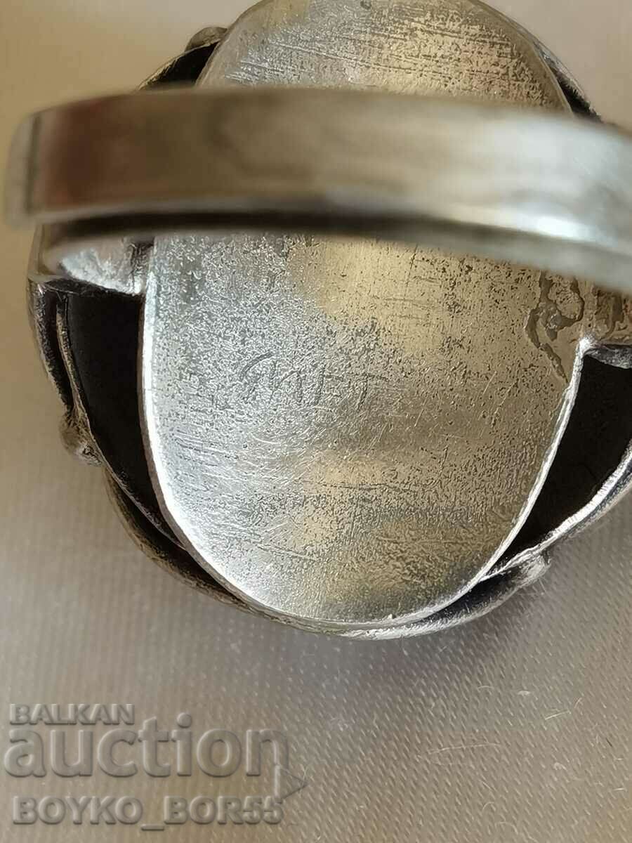 Delivery of Antique Royal Adjustable Green Stone Ring Delivery of Antique Royal Adjustable Green Stone Ring