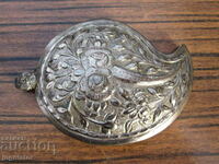 old Bulgarian Revival silver half buckle buckles