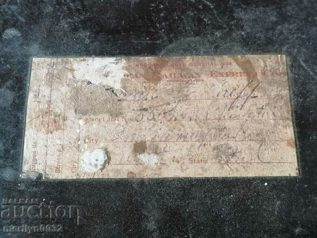 Old suitcase traveled to America chest - 7 Old suitcase traveled to America chest - 7