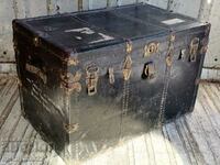 Old suitcase traveled to America chest