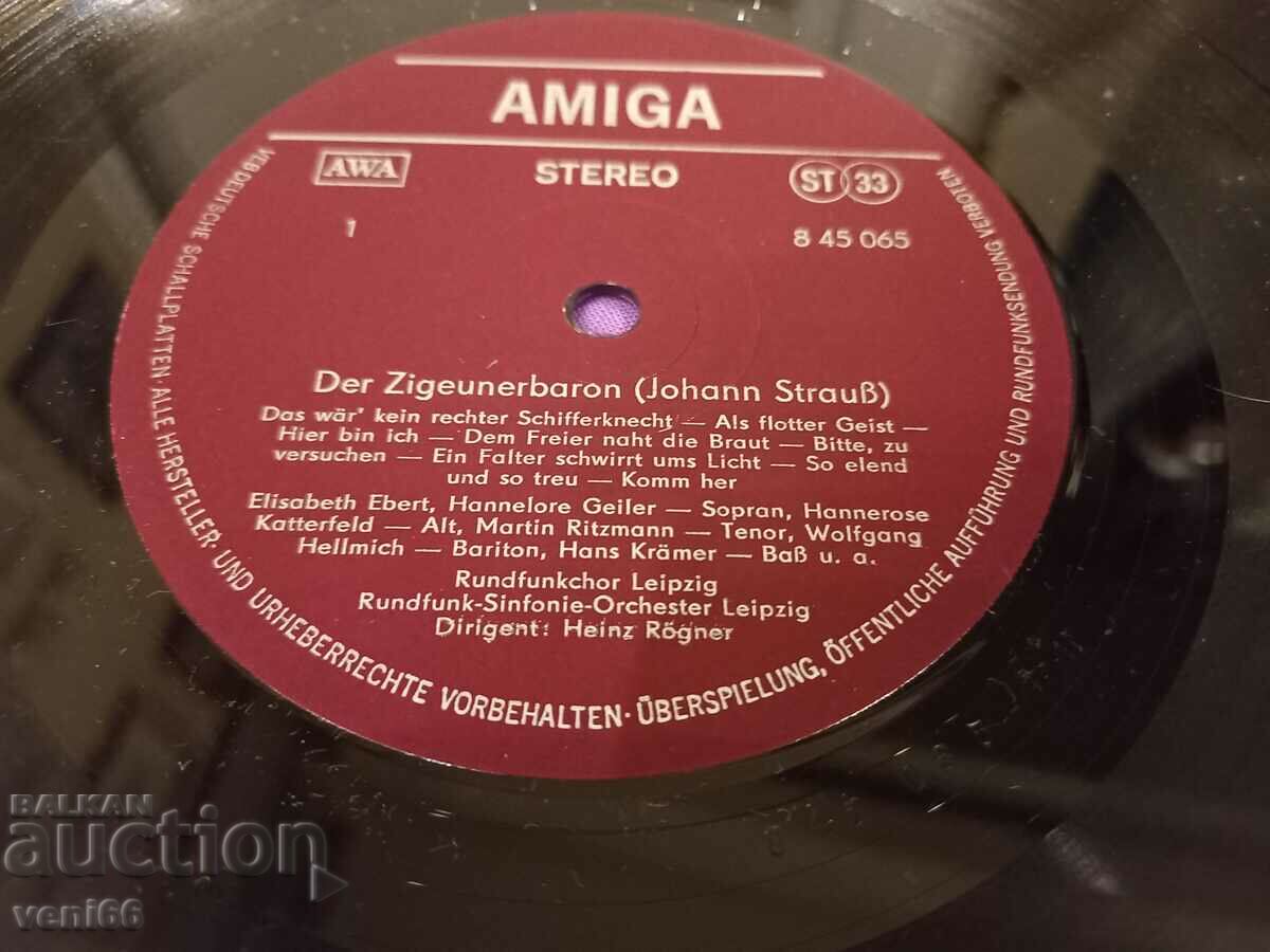 Auction Gramophone record - Gypsy Baron Auction Gramophone record - Gypsy Baron