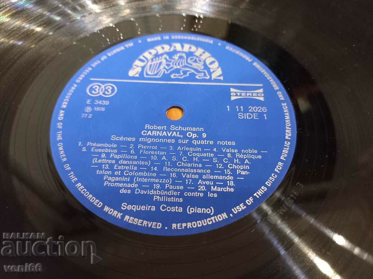 Auction Gramophone record - Schumann Auction Gramophone record - Schumann