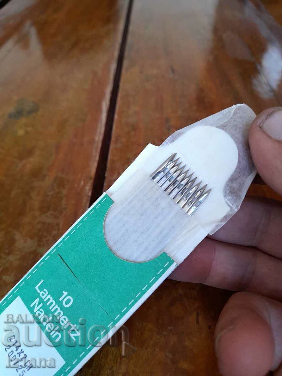 Παράδοση Παλιές βελόνες ραπτομηχανής Lammertz Παράδοση Παλιές βελόνες ραπτομηχανής Lammertz