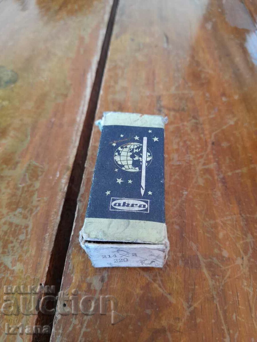 Old Acra sewing machine needles