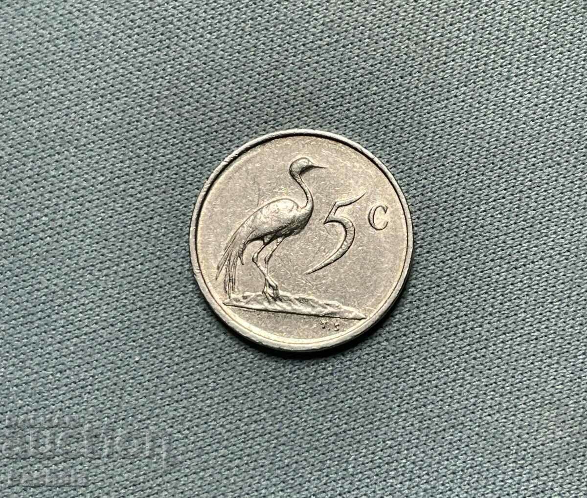 South Africa 5 cent 1979