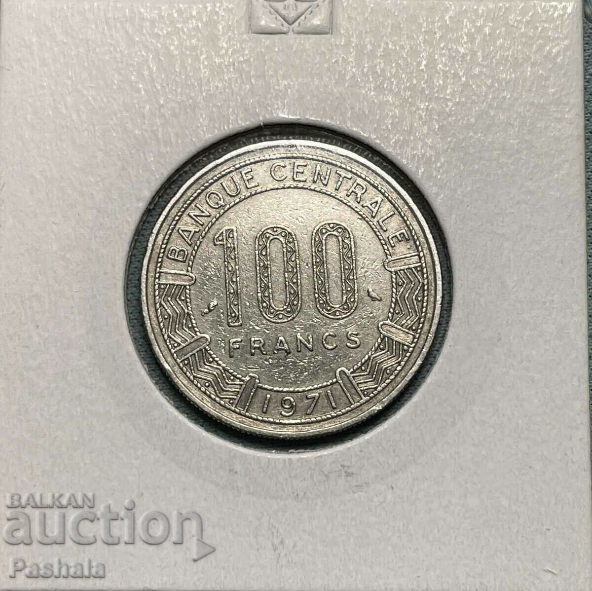 Cameroon 100 francs 1971