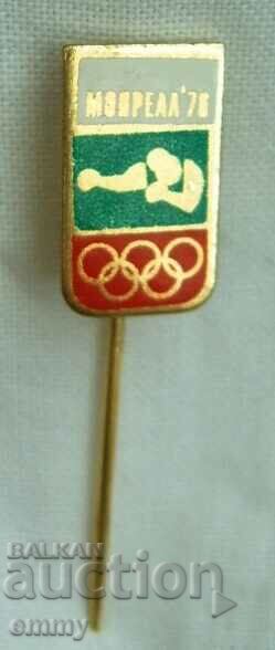 Badge Boxing - Olympic Games Montreal 1976, Canada