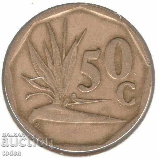 South Africa-50 Cents-1994-KM# 137-SUID AFRIKA-SOUTH AFRICA
