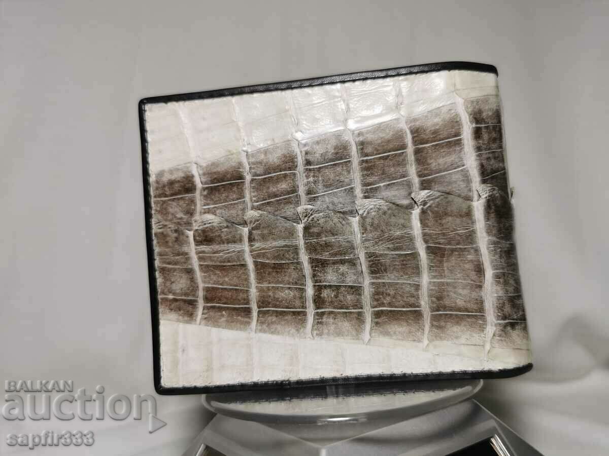 LUXURY NATURAL CROCODILE LEATHER WALLET - 7 LUXURY NATURAL CROCODILE LEATHER WALLET - 7