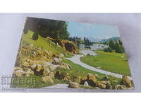 Пощенска картичка Сандански Кът от парка 1984