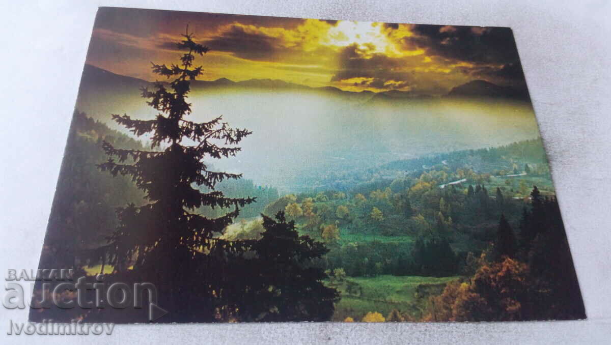 Carte poștală Pamporovo Moon Valley 1978